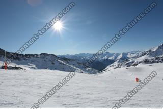 Photo Texture of Background Snowy Mountains